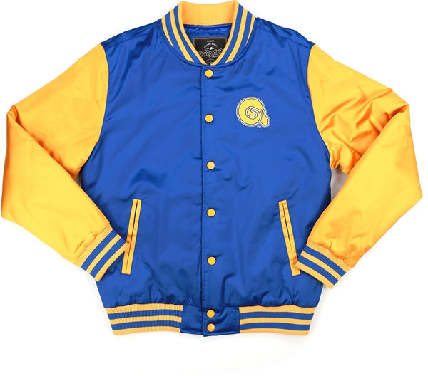 Big Boy Albany State Golden Rams S8 Mens Baseball Jacket [Royal Blue]