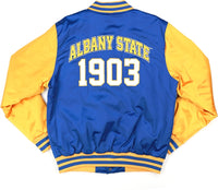 Big Boy Albany State Golden Rams S8 Mens Baseball Jacket [Royal Blue]