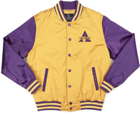 Big Boy Alcorn State Braves S8 Mens Baseball Jacket [Old Gold]
