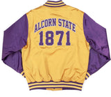Big Boy Alcorn State Braves S8 Mens Baseball Jacket [Old Gold]