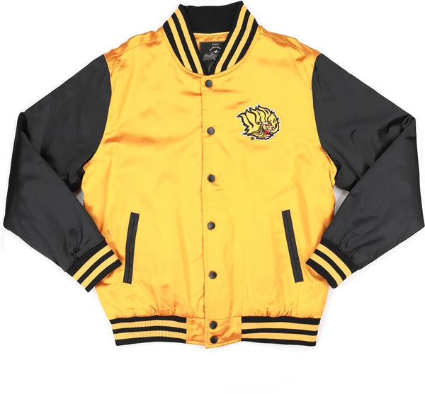 Big Boy Arkansas At Pine Bluff Golden Lions S8 Mens Baseball Jacket [Gold]