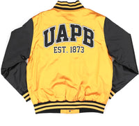 Big Boy Arkansas At Pine Bluff Golden Lions S8 Mens Baseball Jacket [Gold]