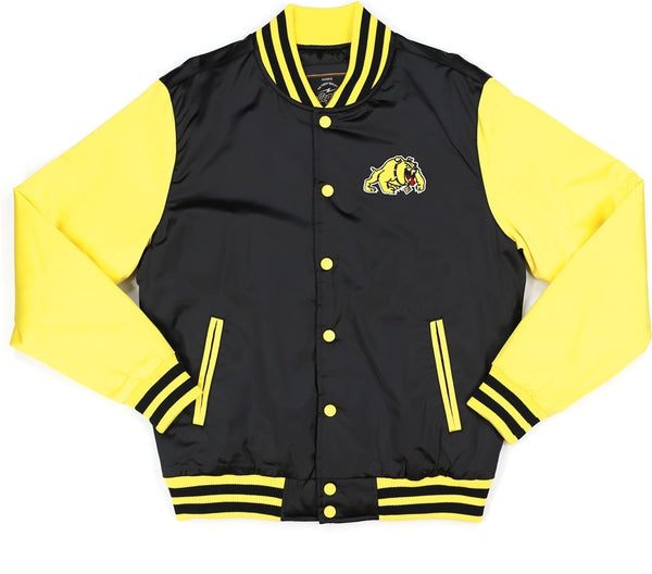 Big Boy Bowie State Bulldogs S8 Mens Baseball Jacket [Black]