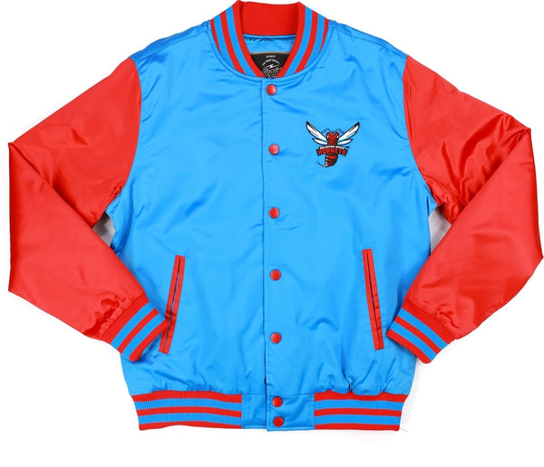 Big Boy Delaware State Hornets S8 Mens Baseball Jacket [Sky Blue]