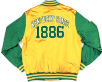 Big Boy Kentucky State Thorobreds S8 Mens Baseball Jacket [Gold]