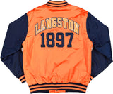 Big Boy Langston Lions S8 Mens Baseball Jacket [Orange]