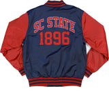 Big Boy South Carolina State Bulldogs S8 Mens Baseball Jacket [Navy Blue]