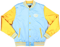 Big Boy Southern Jaguars S8 Mens Baseball Jacket [Sky Blue]