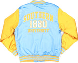 Big Boy Southern Jaguars S8 Mens Baseball Jacket [Sky Blue]