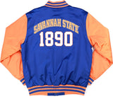 Big Boy Savannah State Tigers S8 Mens Baseball Jacket [Royal Blue]
