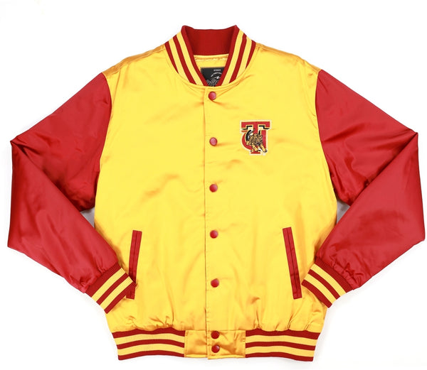 Big Boy Tuskegee Golden Tigers S8 Mens Baseball Jacket [Gold]