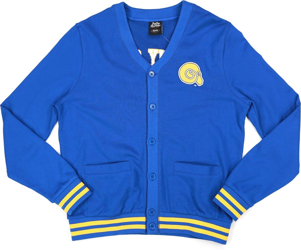 Big Boy Albany State Golden Rams S6 Mens Cardigan [Royal Blue]