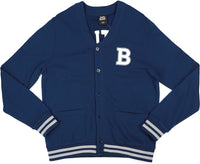 Big Boy Butler Bulldogs S6 Mens Cardigan [Navy Blue]