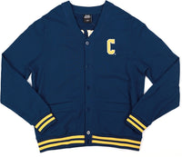 Big Boy Coppin State Eagles S6 Mens Cardigan [Navy Blue]