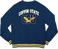 Big Boy Coppin State Eagles S6 Mens Cardigan [Navy Blue]