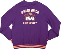 Big Boy Edward Waters Tigers S6 Mens Cardigan [Purple]