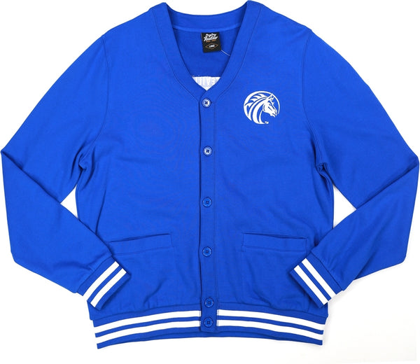 Big Boy Fayetteville State Broncos S6 Mens Cardigan [Royal Blue]