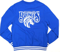Big Boy Fayetteville State Broncos S6 Mens Cardigan [Royal Blue]