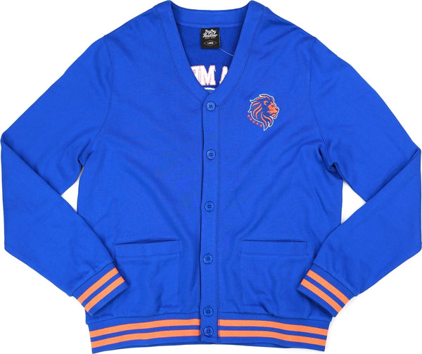 Big Boy Florida Memorial Lions S6 Mens Cardigan [Royal Blue]