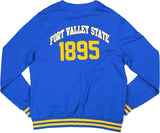 Big Boy Fort Valley State Wildcats S6 Mens Cardigan [Royal Blue]