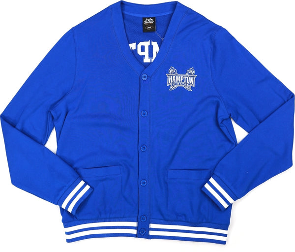 Big Boy Hampton Pirates S6 Mens Cardigan [Royal Blue]