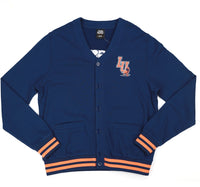 Big Boy Langston Lions S6 Mens Cardigan [Navy Blue]