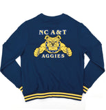 Big Boy North Carolina A&T Aggies S6 Mens Cardigan [Navy Blue]