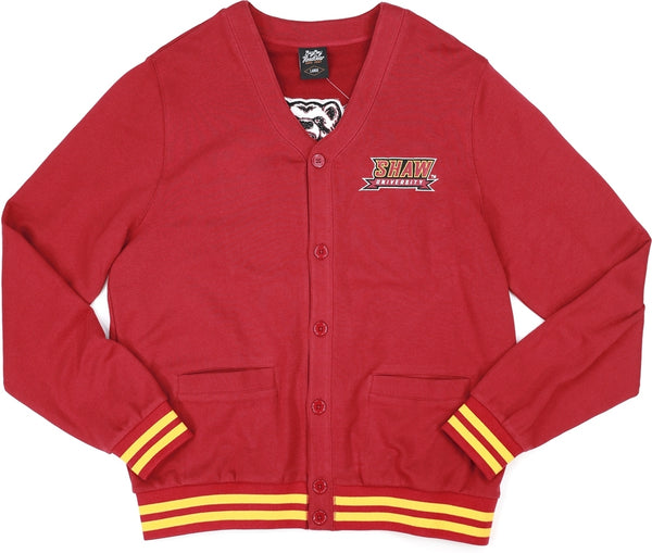 Big Boy Shaw Bears S6 Mens Cardigan [Maroon]