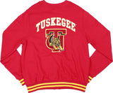Big Boy Tuskegee Golden Tigers S6 Mens Cardigan [Crimson Red]