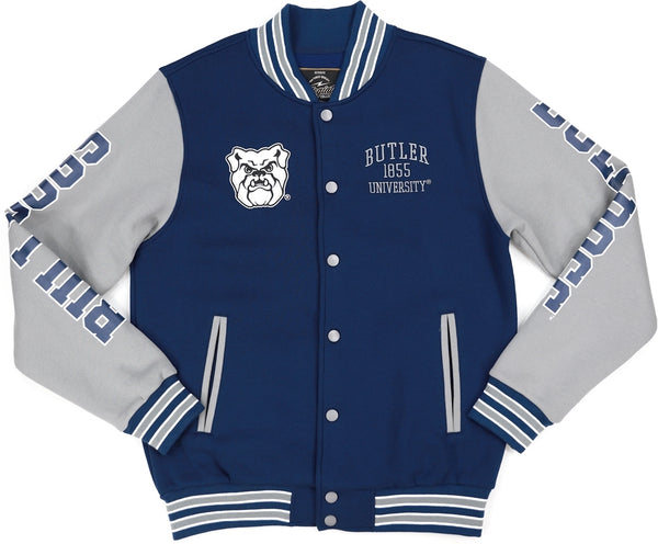Big Boy Butler Bulldogs S1 Mens Fleece Jacket [Navy Blue]