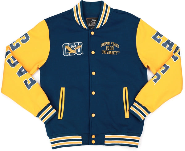 Big Boy Coppin State Eagles S1 Mens Fleece Jacket [Navy Blue]