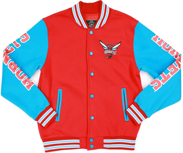 Big Boy Delaware State Hornets S1 Mens Fleece Jacket [Red]