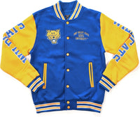 Big Boy Fort Valley State Wildcats S1 Mens Fleece Jacket [Royal Blue]
