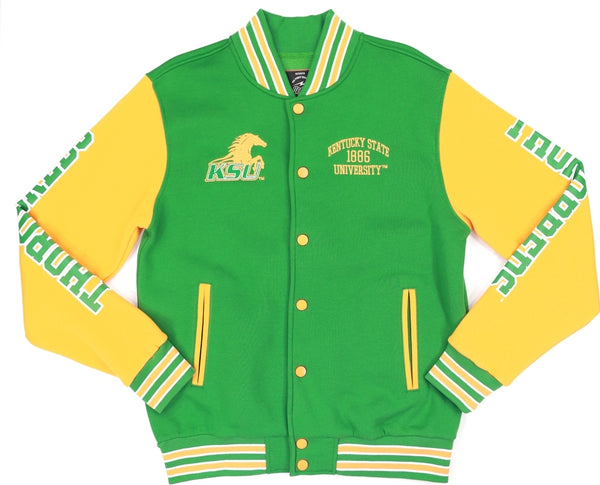 Big Boy Kentucky State Thorobreds S1 Mens Fleece Jacket [Green]