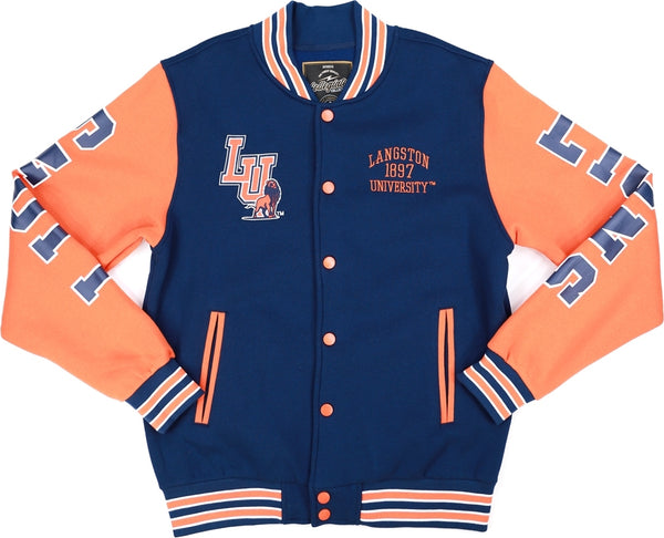 Big Boy Langston Lions S1 Mens Fleece Jacket [Navy Blue]