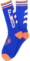Big Boy Florida Memorial Lions S6 Mens Athletic Socks [Royal Blue]