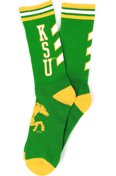 Big Boy Kentucky State Thorobreds S6 Mens Athletic Socks [Green]