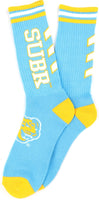 Big Boy Southern Jaguars S6 Mens Athletic Socks [Sky Blue]