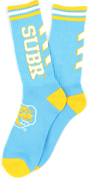 Big Boy Southern Jaguars S6 Mens Athletic Socks [Sky Blue]