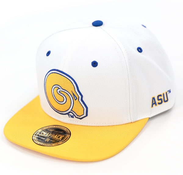 Big Boy Albany State Golden Rams S145 Mens Snapback Cap [White]