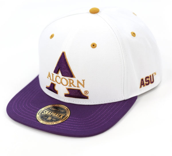 Big Boy Alcorn State Braves S145 Mens Snapback Cap [White]