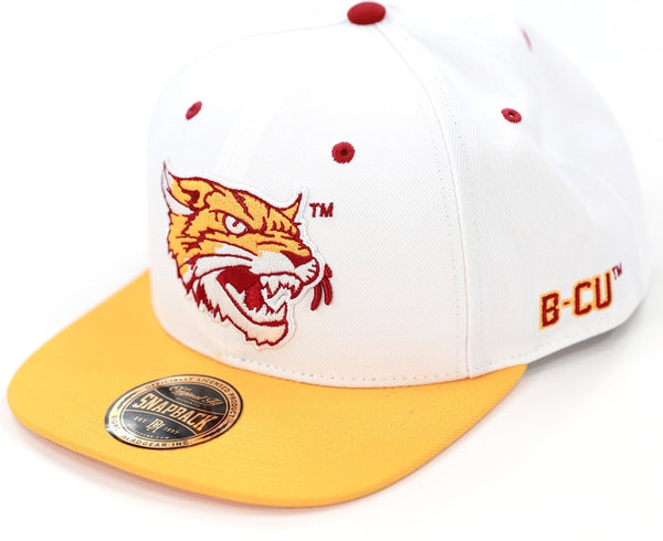 Big Boy Bethune-Cookman Wildcats S145 Mens Snapback Cap [White]
