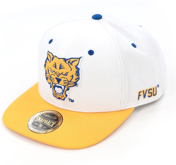 Big Boy Fort Valley State Wildcats S145 Mens Snapback Cap [White]