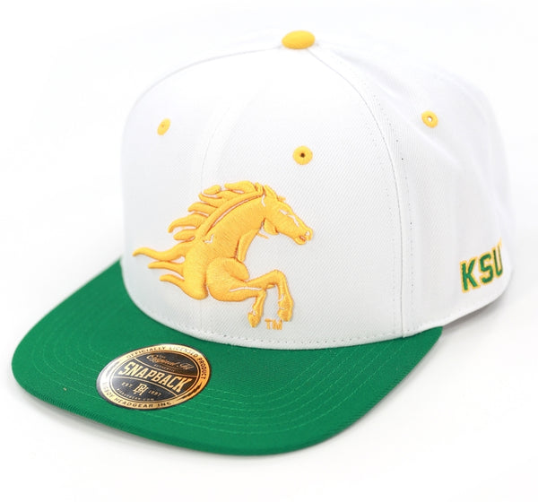 Big Boy Kentucky State Thorobreds S145 Mens Snapback Cap [White]