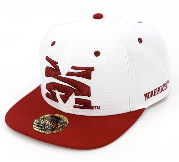 Big Boy Morehouse Maroon Tigers S145 Mens Snapback Cap [White]
