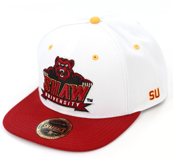Big Boy Shaw Bears S145 Mens Snapback Cap [White]