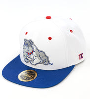 Big Boy Tougaloo Bulldogs S145 Mens Snapback Cap [White]