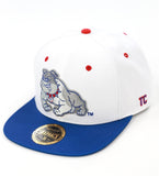 Big Boy Tougaloo Bulldogs S145 Mens Snapback Cap [White]