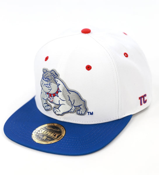 Big Boy Tougaloo Bulldogs S145 Mens Snapback Cap [White]