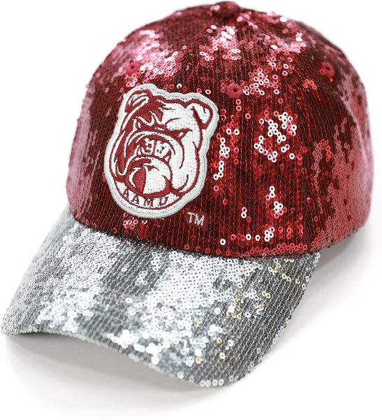 Big Boy Alabama A&M Bulldogs S145 Womens Sequins Cap [Maroon]